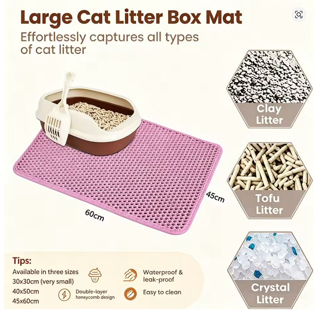 Double Layer Cat Litter Mat