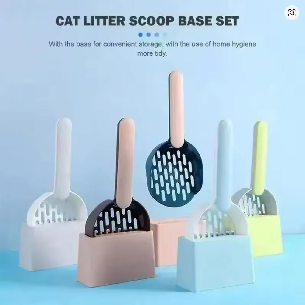 Cat Litter Scoop with Holder