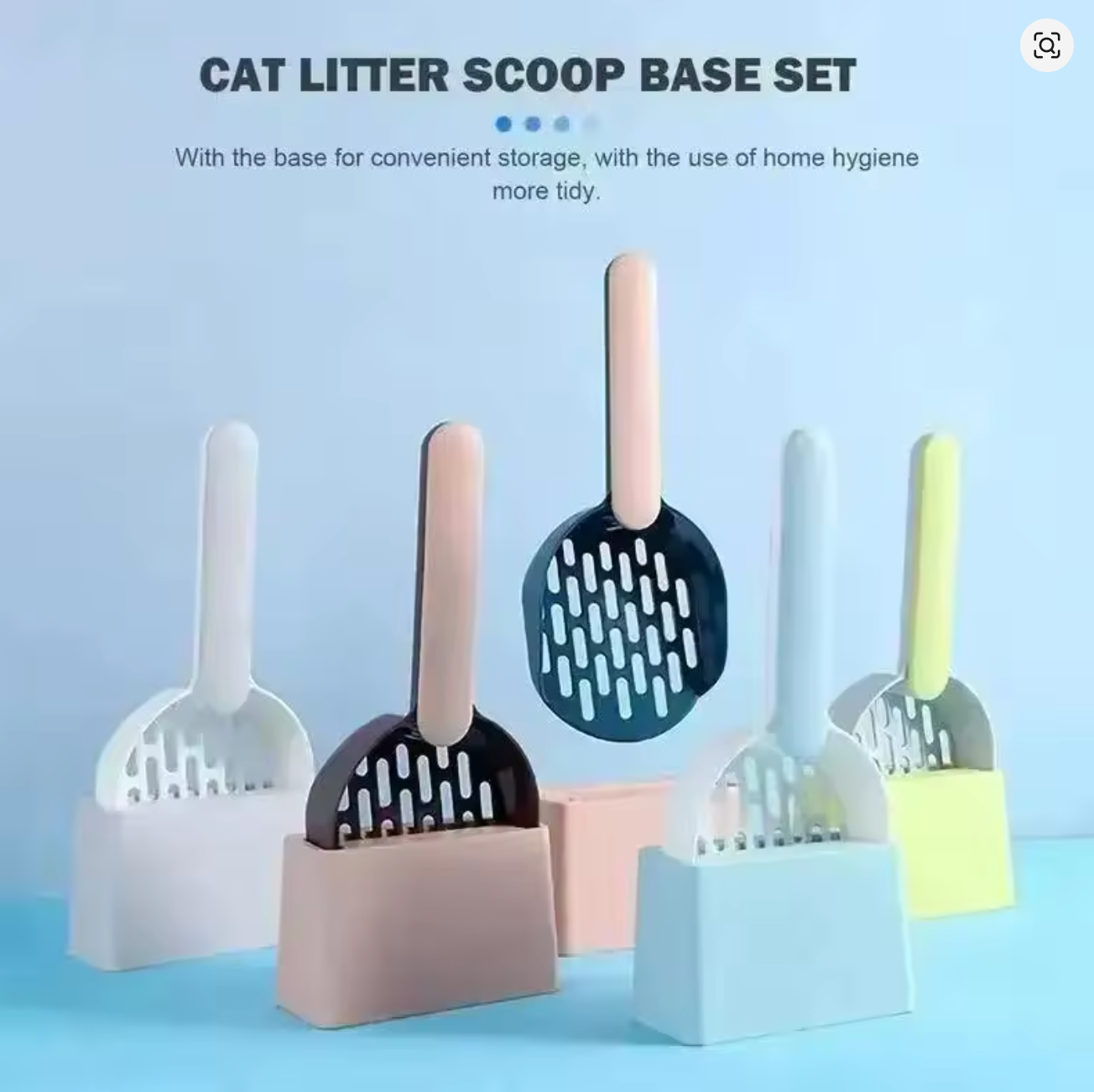 Cat Litter Scoop with Holder