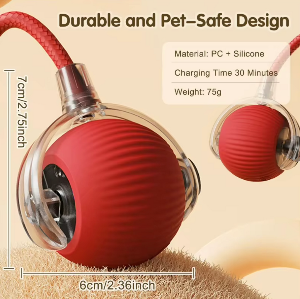 Smart Interactive Rolling Cat Ball