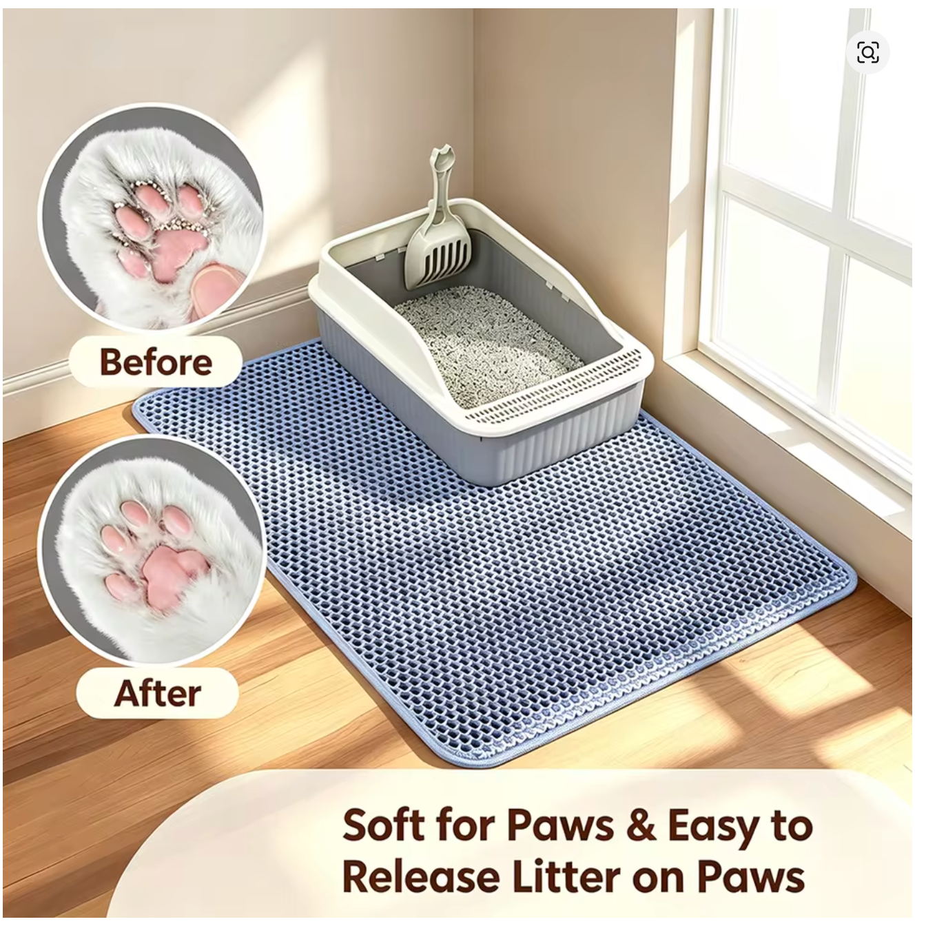 Double Layer Cat Litter Mat