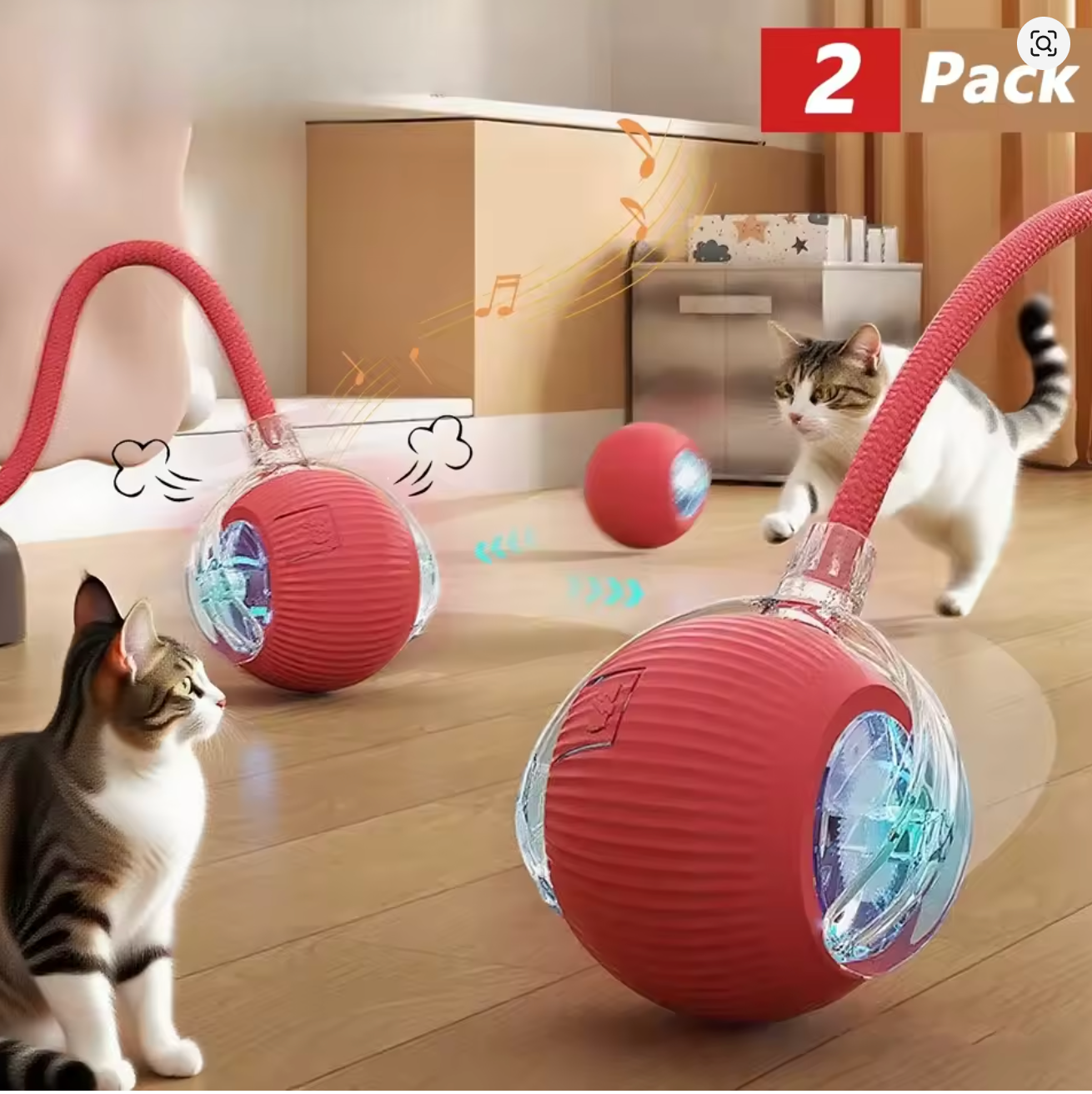 Interactive Rolling Ball Toy