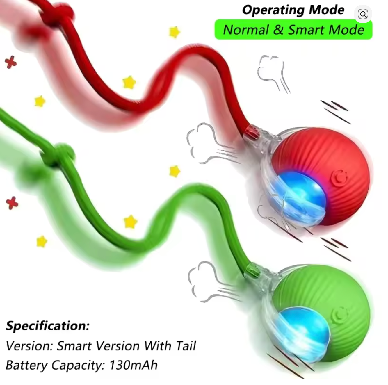 Interactive Rolling Ball Toy
