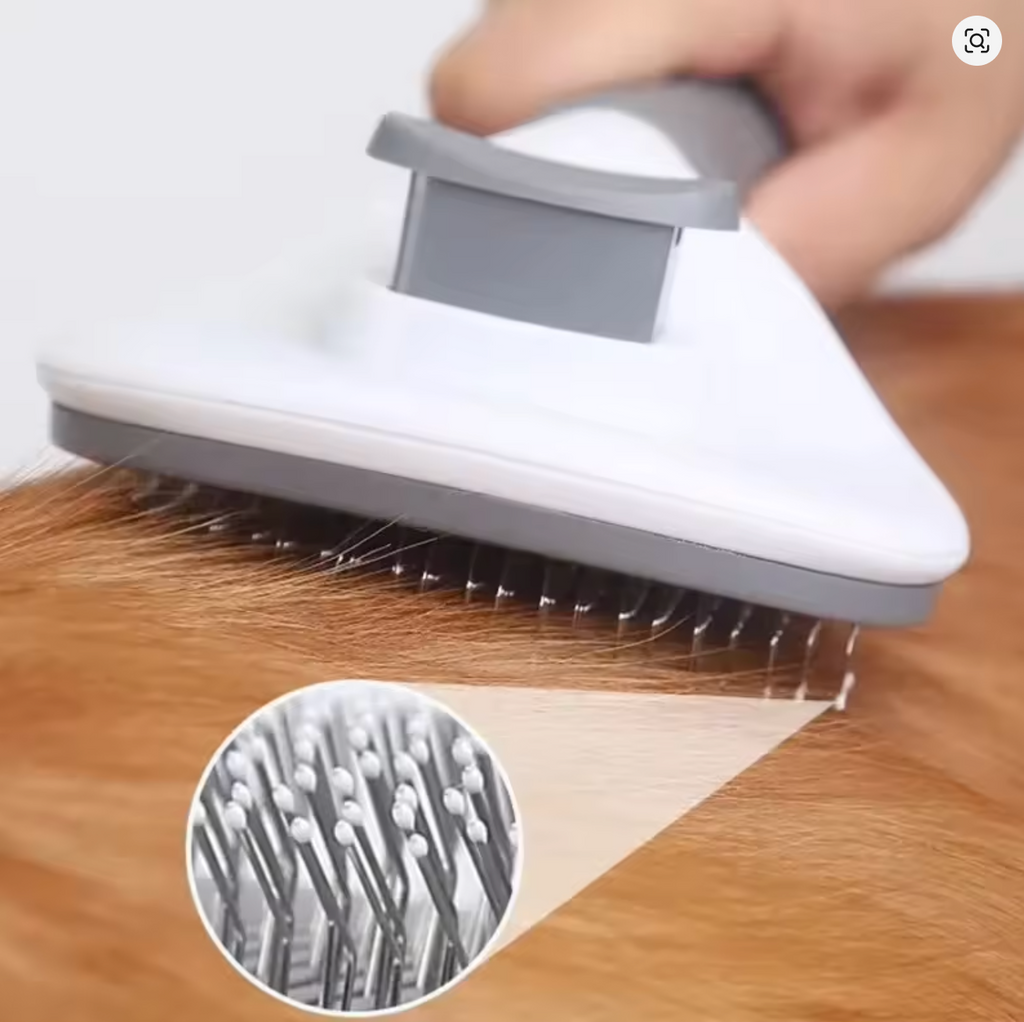 Self-Cleaning Pet Grooming Brush