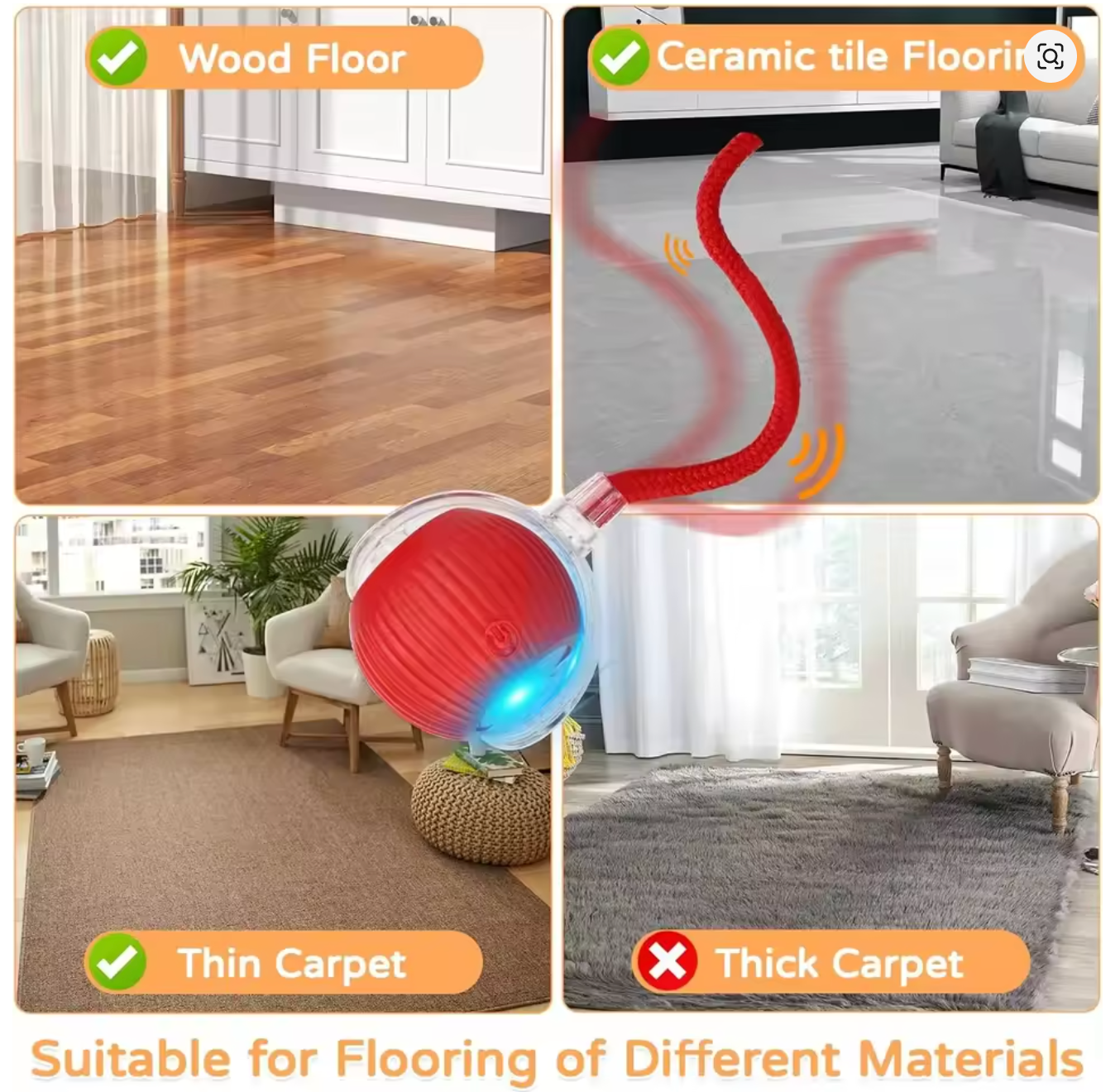 Interactive Rolling Ball Toy